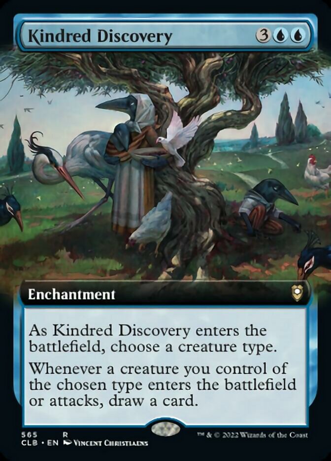 Kindred Discovery (Extended Art) [Commander Legends: Battle for Baldur's Gate] | Exor Games Dartmouth