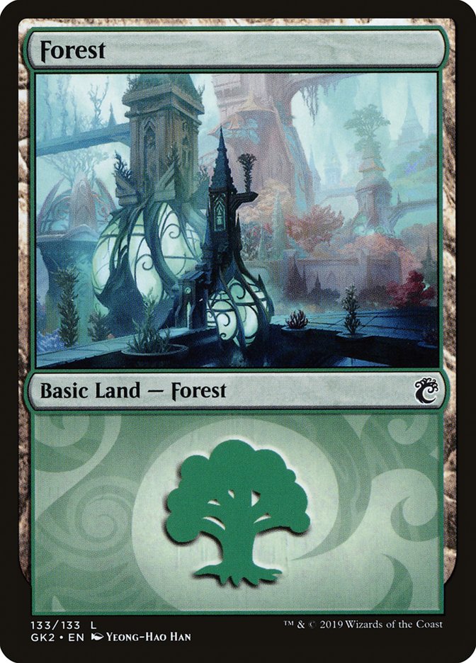 Forest (133) [Ravnica Allegiance Guild Kit] | Exor Games Dartmouth