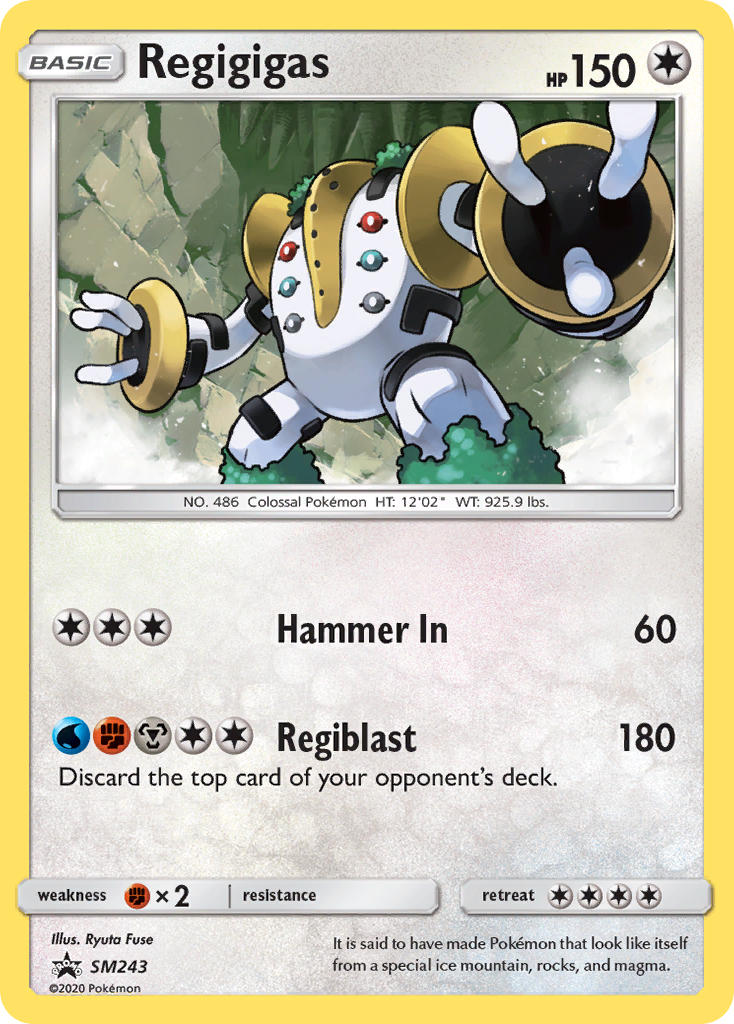 Regigigas (SM243) [Sun & Moon: Black Star Promos] | Exor Games Dartmouth