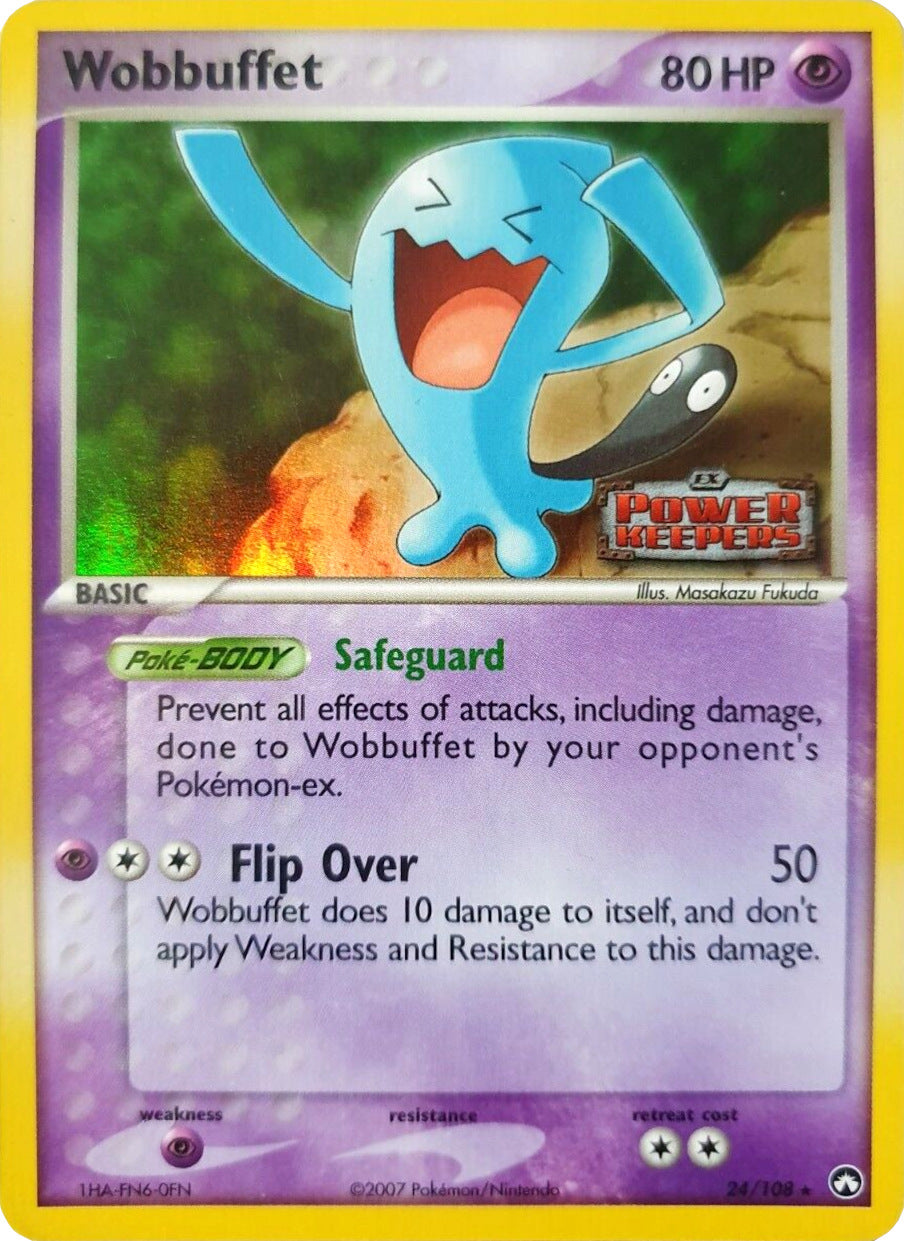 Wobbuffet (24/108) (Stamped) [EX: Power Keepers] | Exor Games Dartmouth