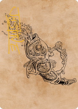Decanter of Endless Water Art Card (Gold-Stamped Signature) [Commander Legends: Battle for Baldur's Gate Art Series] | Exor Games Dartmouth