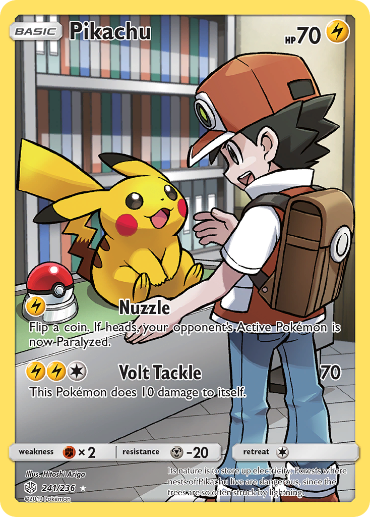 Pikachu (241/236) [Sun & Moon: Cosmic Eclipse] | Exor Games Dartmouth