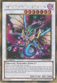 Ancient Pixie Dragon [PGLD-EN006] Gold Secret Rare | Exor Games Dartmouth