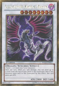 Blackfeather Darkrage Dragon [PGLD-EN017] Gold Secret Rare | Exor Games Dartmouth