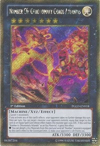 Number C6: Chronomaly Chaos Atlandis [PGLD-EN018] Gold Secret Rare | Exor Games Dartmouth