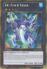 Tri-Edge Levia [PGLD-EN026] Gold Secret Rare | Exor Games Dartmouth