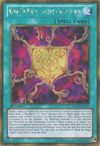 Rank-Up-Magic Argent Chaos Force [PGLD-EN027] Gold Secret Rare | Exor Games Dartmouth