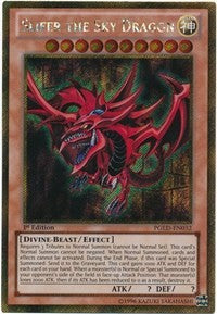 Slifer the Sky Dragon [PGLD-EN032] Gold Secret Rare | Exor Games Dartmouth