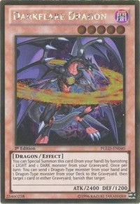 Darkflare Dragon [PGLD-EN040] Gold Rare | Exor Games Dartmouth