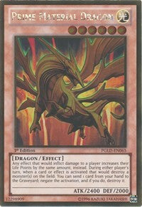 Prime Material Dragon [PGLD-EN065] Gold Rare | Exor Games Dartmouth