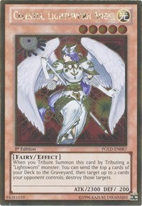 Celestia, Lightsworn Angel [PGLD-EN087] Gold Rare | Exor Games Dartmouth