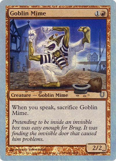 Goblin Mime [Unhinged] | Exor Games Dartmouth