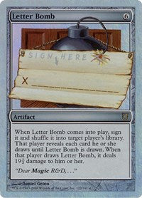 Letter Bomb [Unhinged] | Exor Games Dartmouth