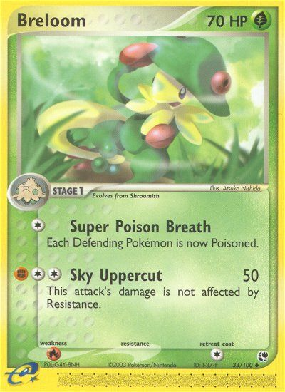 Breloom (33/100) [EX: Sandstorm] | Exor Games Dartmouth