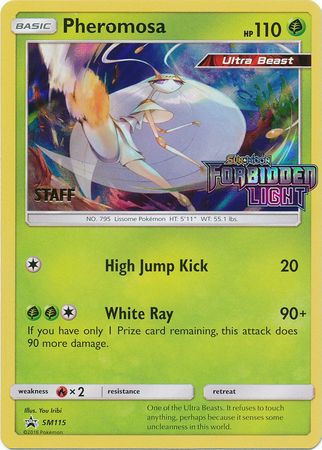 Pheromosa (SM115) (Staff Prerelease Promo) [Sun & Moon: Black Star Promos] | Exor Games Dartmouth