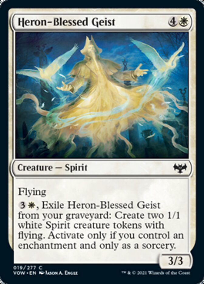 Heron-Blessed Geist [Innistrad: Crimson Vow] | Exor Games Dartmouth