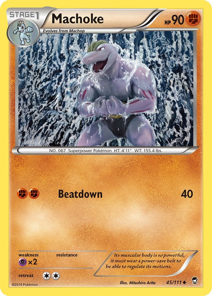 Machoke (45/111) [XY: Furious Fists] | Exor Games Dartmouth