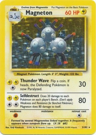 Magneton (9/102) [Base Set Unlimited] | Exor Games Dartmouth