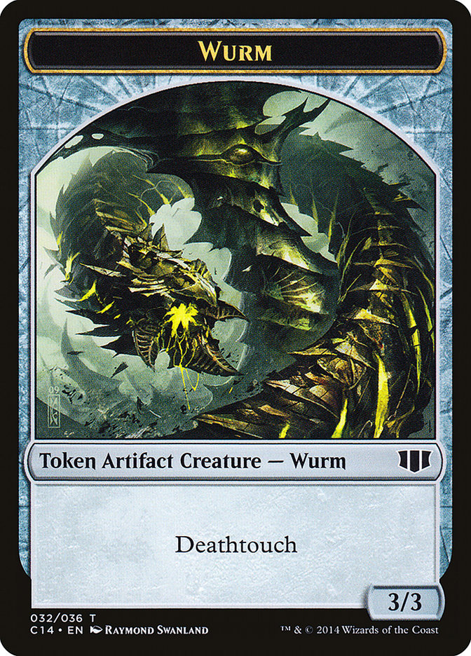 Wurm (032/036) // Goat Double-sided Token [Commander 2014 Tokens] | Exor Games Dartmouth