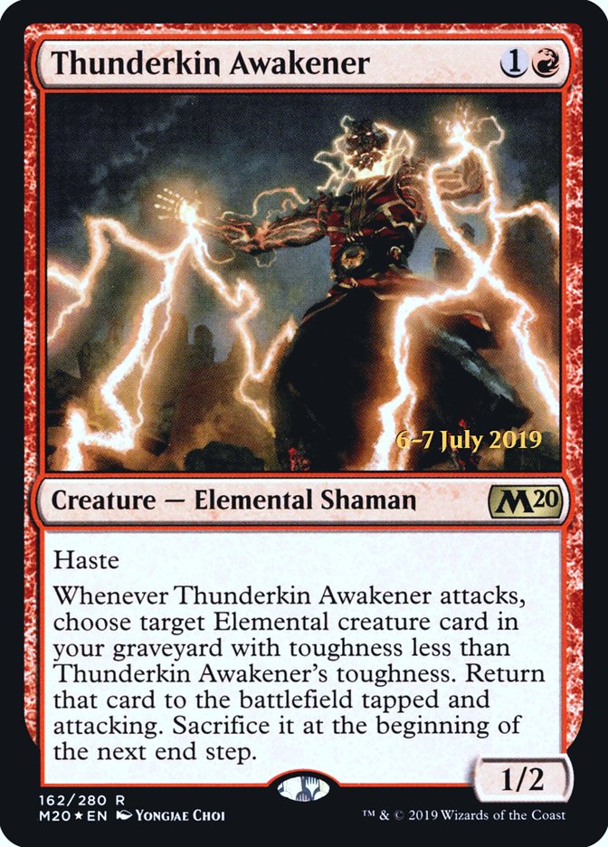 Thunderkin Awakener  [Core Set 2020 Prerelease Promos] | Exor Games Dartmouth