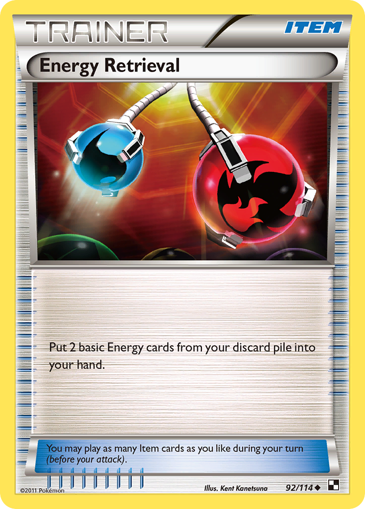 Energy Retrieval (92/114) [Black & White: Base Set] | Exor Games Dartmouth