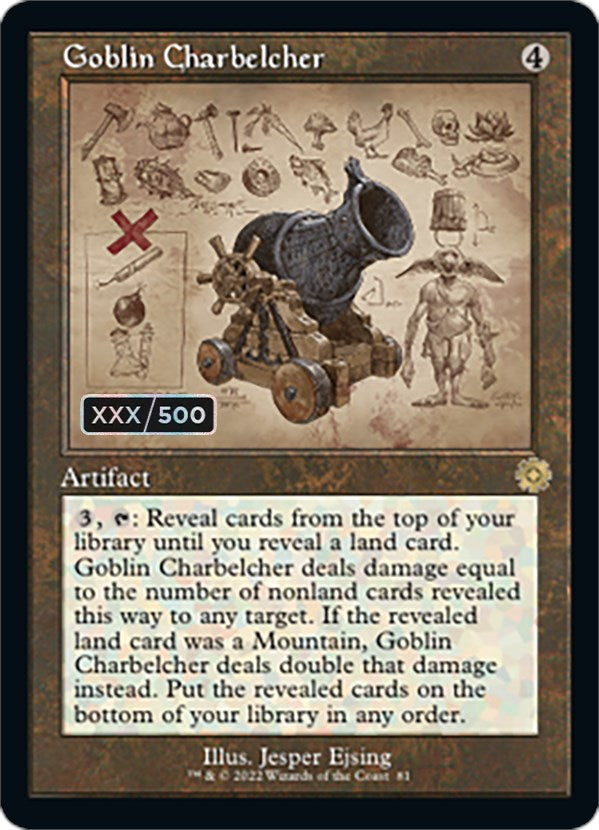 Goblin Charbelcher (Retro Schematic) (Serial Numbered) [The Brothers' War Retro Artifacts] | Exor Games Dartmouth