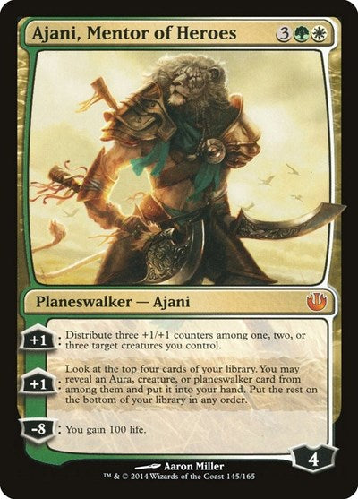 Ajani, Mentor of Heroes [Journey into Nyx] | Exor Games Dartmouth