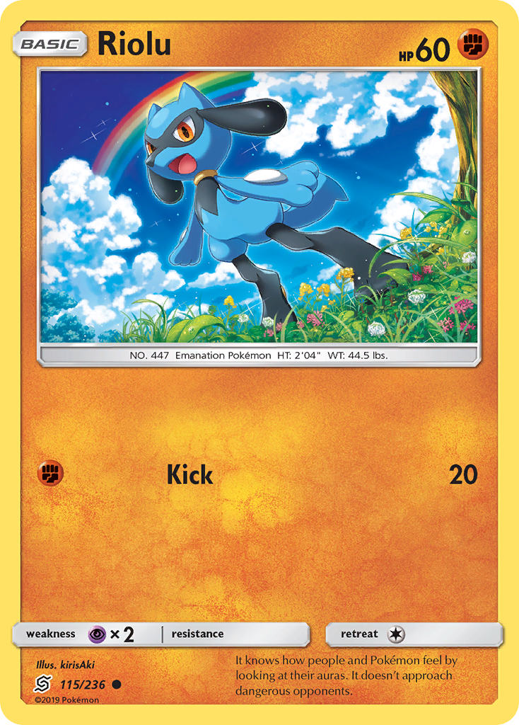 Riolu (115/236) [Sun & Moon: Unified Minds] | Exor Games Dartmouth