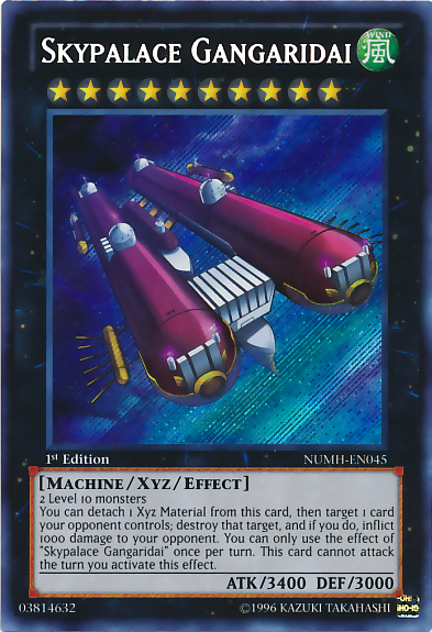 Skypalace Gangaridai [NUMH-EN045] Secret Rare | Exor Games Dartmouth