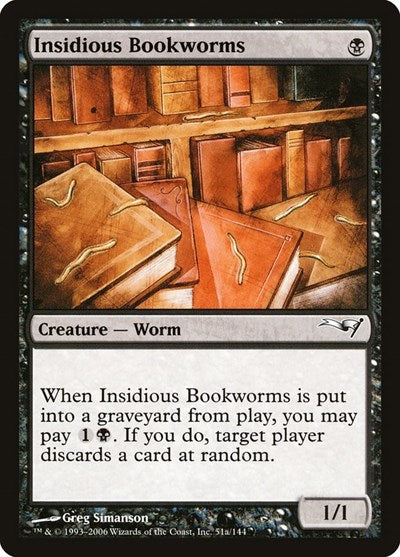 Insidious Bookworms [Coldsnap Theme Decks] | Exor Games Dartmouth