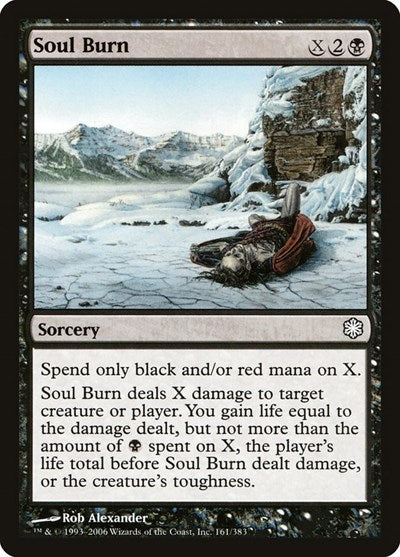 Soul Burn [Coldsnap Theme Decks] | Exor Games Dartmouth