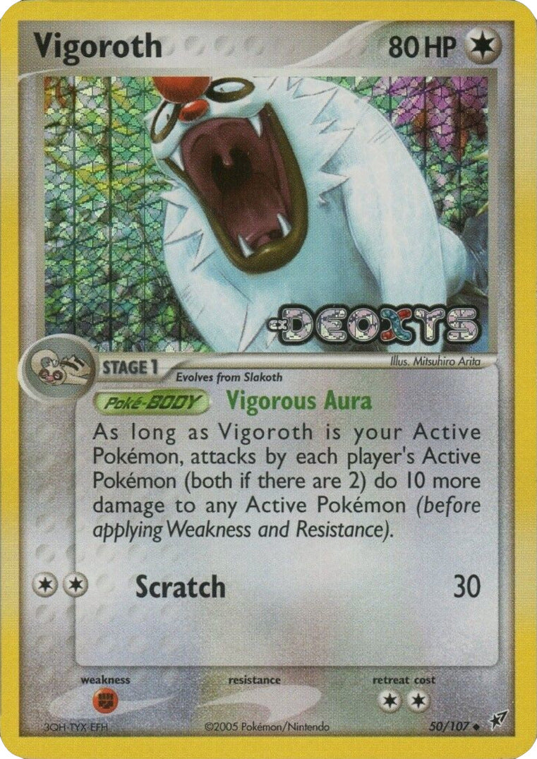 Vigoroth (50/107) (Stamped) [EX: Deoxys] | Exor Games Dartmouth