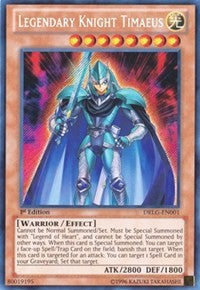 Legendary Knight Timaeus [DRLG-EN001] Secret Rare | Exor Games Dartmouth