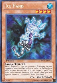 Ice Hand [DRLG-EN047] Secret Rare | Exor Games Dartmouth