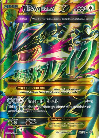 M Rayquaza EX (98/98) (Jumbo Card) [XY: Ancient Origins] | Exor Games Dartmouth