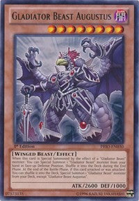 Gladiator Beast Augustus [PRIO-EN030] Rare | Exor Games Dartmouth