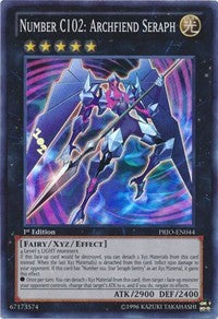 Number C102: Archfiend Seraph [PRIO-EN044] Super Rare | Exor Games Dartmouth