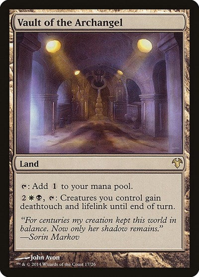 Vault of the Archangel [Modern Event Deck 2014] | Exor Games Dartmouth