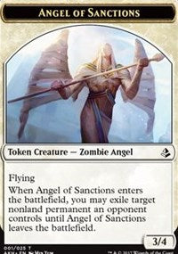 Angel of Sanctions // Drake Token [Amonkhet Tokens] | Exor Games Dartmouth