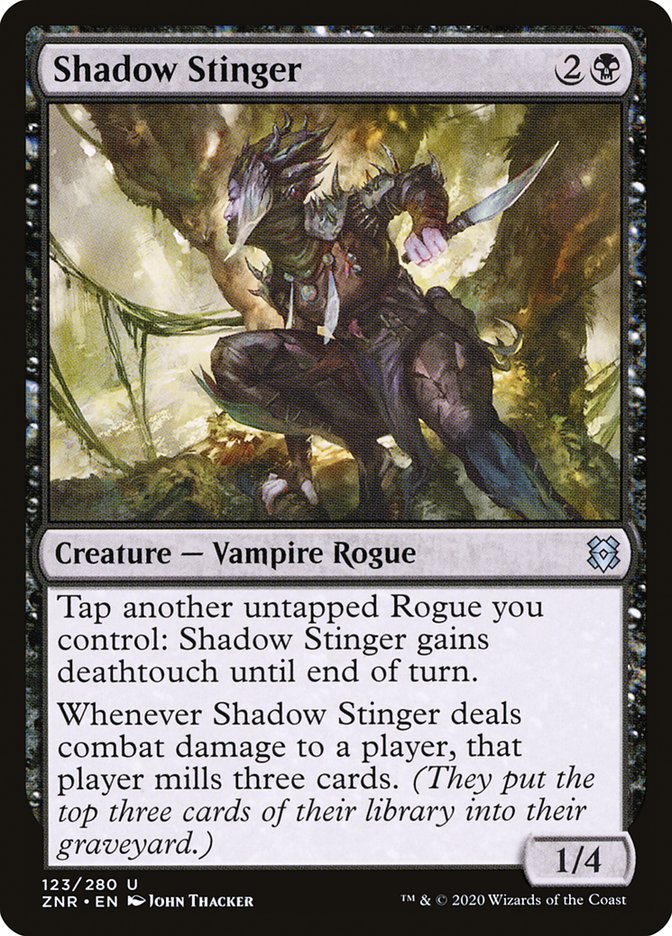 Shadow Stinger [Zendikar Rising] | Exor Games Dartmouth