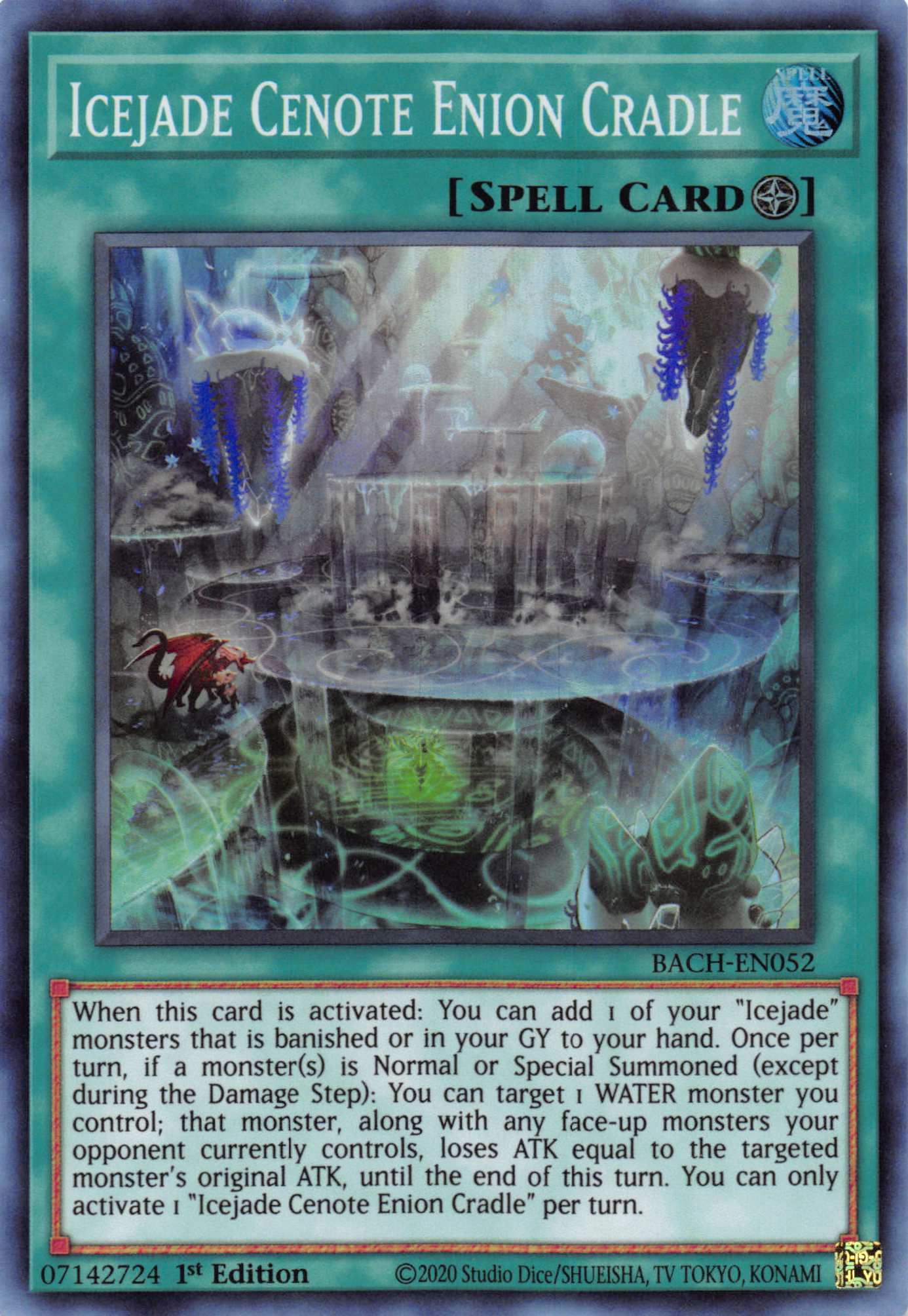 Icejade Cenote Enion Cradle [BACH-EN052] Super Rare | Exor Games Dartmouth
