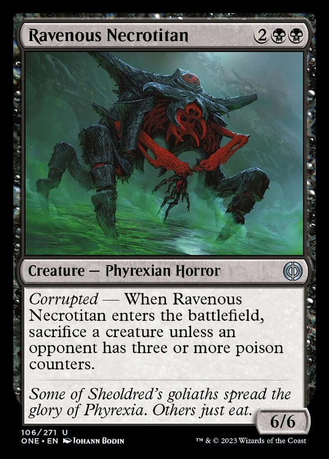 Ravenous Necrotitan [Phyrexia: All Will Be One] | Exor Games Dartmouth