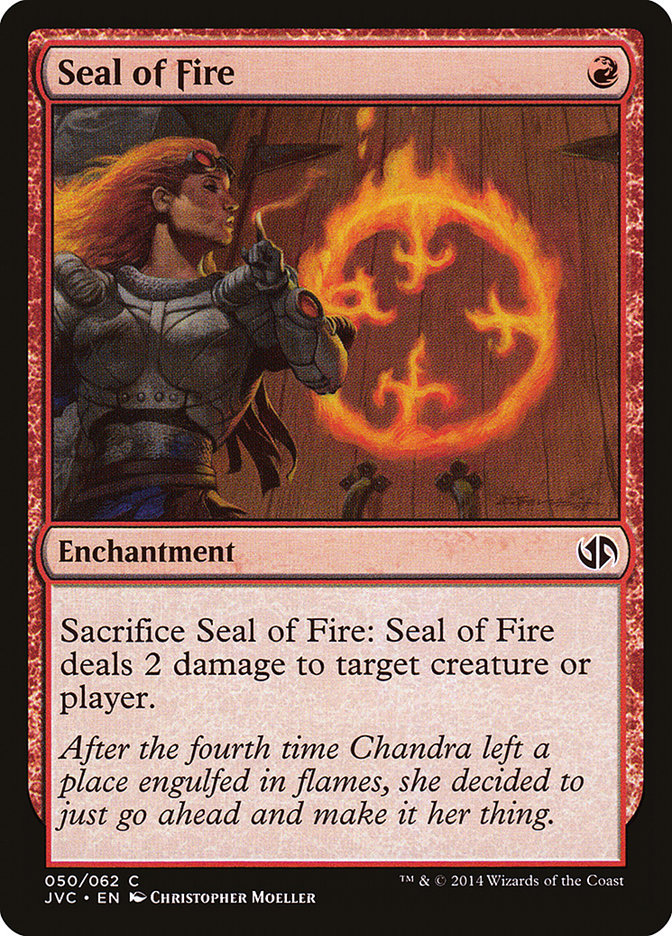 Seal of Fire [Duel Decks Anthology] | Exor Games Dartmouth