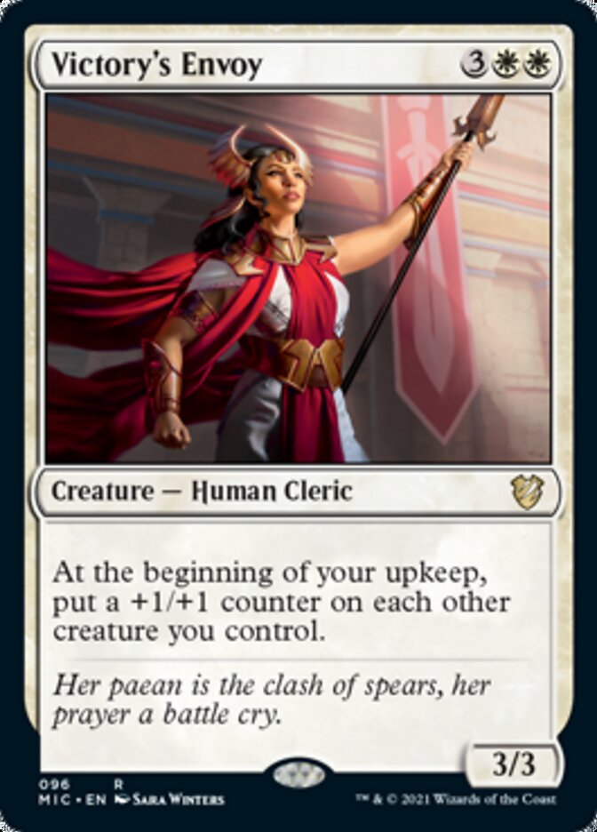 Victory's Envoy [Innistrad: Midnight Hunt Commander] | Exor Games Dartmouth