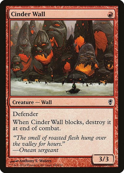 Cinder Wall [Conspiracy] | Exor Games Dartmouth