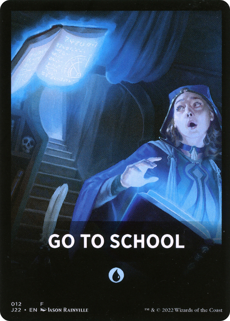 Go to School Theme Card [Jumpstart 2022 Front Cards] | Exor Games Dartmouth