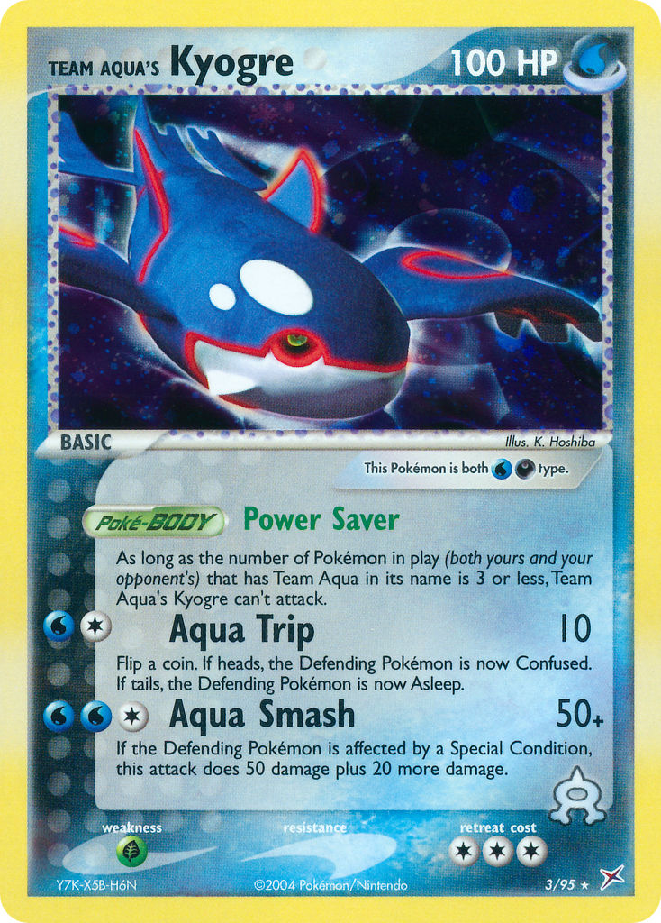 Team Aqua's Kyogre (3/95) (Theme Deck Exclusive) [EX: Team Magma vs Team Aqua] | Exor Games Dartmouth