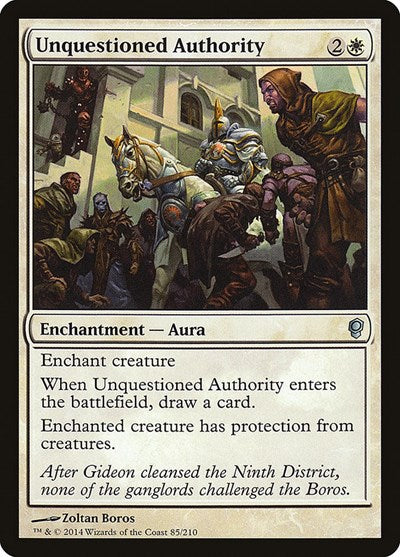 Unquestioned Authority [Conspiracy] | Exor Games Dartmouth