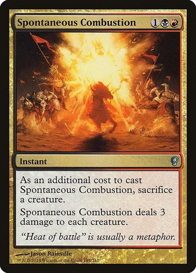 Spontaneous Combustion [Conspiracy] | Exor Games Dartmouth