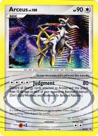 Arceus (DP50) (Jumbo Card) [Diamond & Pearl: Black Star Promos] | Exor Games Dartmouth